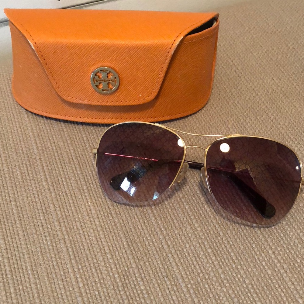 Tory Burch TY 6020 gold sunglasses